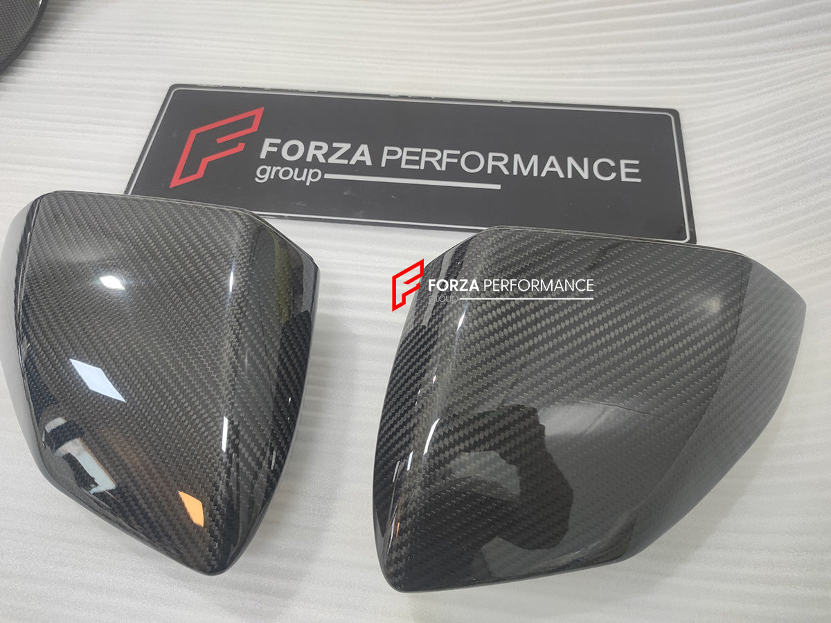 CARBON REPLACEMENT SIDE MIRROR COVERS for LAMBORGHINI REVUELTO 2023+

Set includes:

Side Mirror Covers

Material: Dry Carbon

NOTE: Professional installation is required.