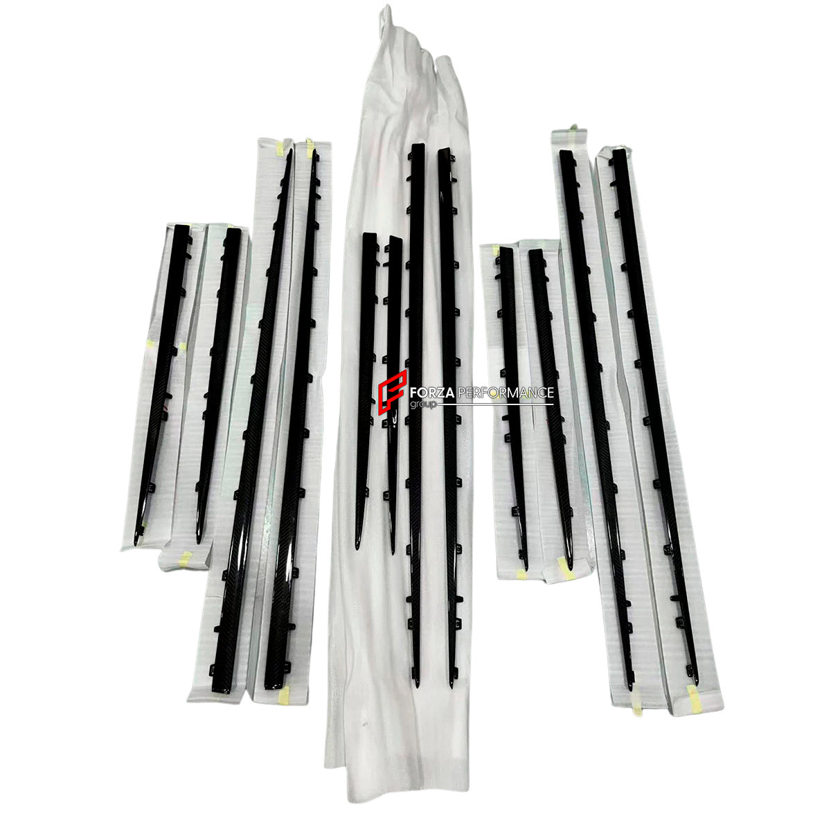 CONVERSION UPGRADE FACELIFT OLD TO NEW BODY KIT for Mercedes Benz S CLASS W223 2021 - 2026 to S63 W223 2023 - 2026
Set includes:

Front Lip
Front Bumper
Front Grille
Front Bumper Vents
Led Light Covers / Front Fascia Attachments
Side Skirts
Rear Bumper
Rear Diffuser
Trunk Spoiler
Exhaust Tips
Material: Dry Carbon

NOTE: Professional installation is required.