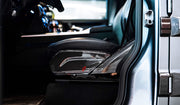 CARBON SEAT SIDE PANELS for MERCEDES-BENZ G-CLASS W465 G450 G350 G500 G550 AMG G63 G63 2024+

Set includes:

Seat Side Panels

Material: Carbon Fiber

NOTE: Professional installation is required.