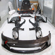 CARBON SHELL REPLACEMENT PARTS for PORSCHE 911 992.1 GT3 RS 2019 - 2025

Set includes:

Front Lip

Front Bumper

Front Hood / Bonnet
Front Fenders

Side Skirts
Doors

Rear Fenders
Quatter Panel
Rear Wing Spoiler
Engine Lid
Rear Duck Spoiler
Rear Bumper
Rear Diffuser


Material: Dry Carbon