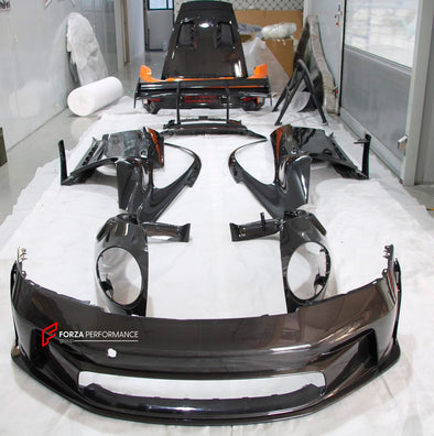 CARBON SHELL REPLACEMENT PARTS for PORSCHE 911 992.1 GT3 RS 2019 - 2025

Set includes:

Front Lip

Front Bumper

Front Hood / Bonnet
Front Fenders

Side Skirts
Doors

Rear Fenders
Quatter Panel
Rear Wing Spoiler
Engine Lid
Rear Duck Spoiler
Rear Bumper
Rear Diffuser


Material: Dry Carbon