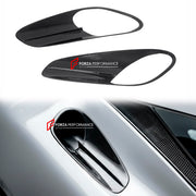 CARBON SIDE AIR VENTS for McLaren GT 2019 - 2023
Set includes:

Side Air Vents
Material: Carbon

NOTE: Professional installation is required.