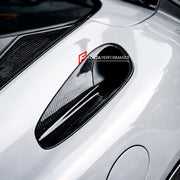 CARBON SIDE AIR VENTS for McLaren GT 2019 - 2023
Set includes:

Side Air Vents
Material: Carbon

NOTE: Professional installation is required.