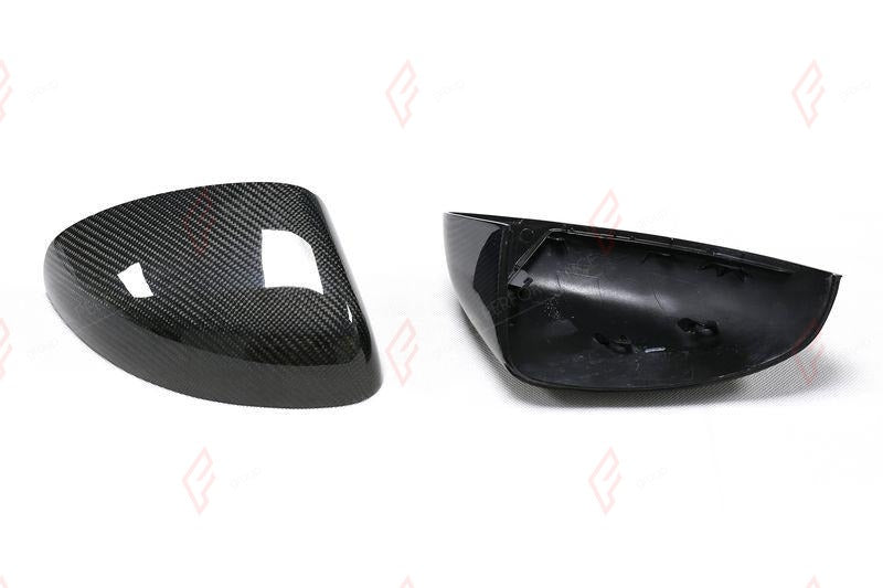 CARBON SIDE MIRROR COVERS for AUDI A1 8X 2010 - 2014
Set includes:

Side Mirror Covers
Material: Carbon

NOTE: Fits A1 2010 - 2014. Professional installation is required.