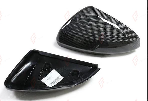 CARBON SIDE MIRROR COVERS for AUDI A1 GB 2019 - 2024
Set includes:

Side Mirror Covers
Material: Carbon

NOTE: Fits A1 2019 - 2022. Professional installation is required.
