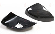 CARBON SIDE MIRROR COVERS for AUDI A3 S3 RS3 8V 2013 - 2020
Set includes:

Side Mirror Covers (with or without assist-sensor cutout - your choice)
Material: Carbon

NOTE: Available with or without the driver-assist sensor cutout - specify your version when ordering. Professional installation is required.