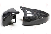 CARBON SIDE MIRROR COVERS for AUDI A3 S3 RS3 8V 2013 - 2020 M Style
Set includes:

Side Mirror Covers (with or without assist-sensor cutout - your choice)
Material: Carbon

NOTE: Available with or without the driver-assist sensor cutout - specify your version when ordering. Professional installation is required.