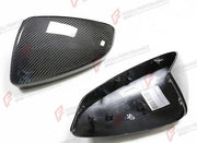 CARBON SIDE MIRROR COVERS for AUDI A3 S3 RS3 8Y 2021+
Set includes:

Side Mirror Covers (with or without assist-sensor cutout - your choice)
Material: Carbon

NOTE: Available with or without the driver-assist sensor cutout - specify your version when ordering. For LHD (left-hand drive) cars only. Professional installation is required.