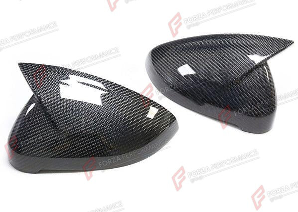 CARBON SIDE MIRROR COVERS for AUDI A5 S5 RS5 B9 2017 - 2024