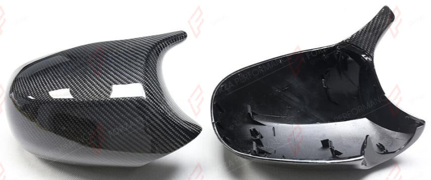 CARBON SIDE MIRROR COVERS for BMW 1 SERIES E81 E87 E88 E82 LCI 2010 - 2012
Set includes:

Side Mirror Covers
Material: Carbon

NOTE: Professional installation is required.