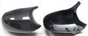 CARBON SIDE MIRROR COVERS for BMW 1 SERIES E81 E87 E88 E82 LCI 2010 - 2012
Set includes:

Side Mirror Covers
Material: Carbon

NOTE: Professional installation is required.