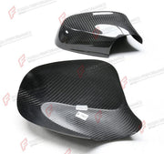 CARBON SIDE MIRROR COVERS for BMW 1 SERIES E81 E87 E88 E82 LCI 2010 - 2012
Set includes:

Side Mirror Covers
Material: Carbon

NOTE: Professional installation is required.