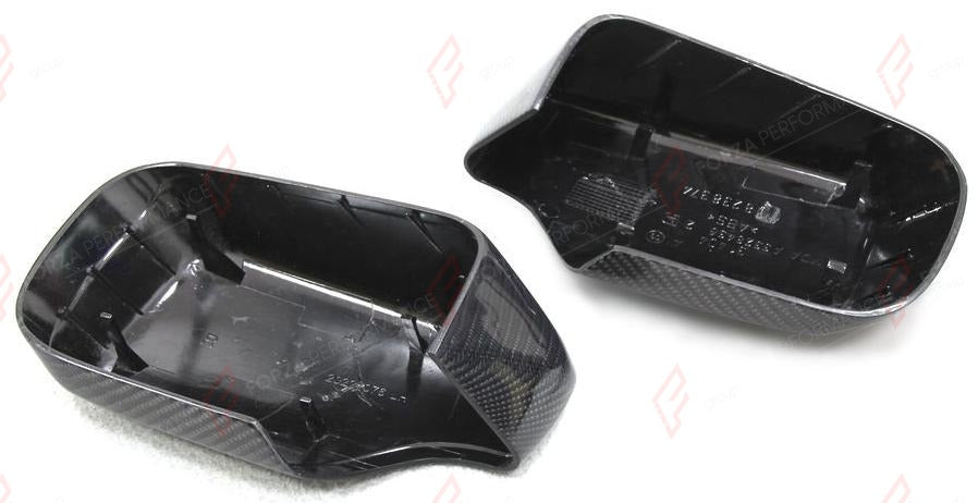CARBON SIDE MIRROR COVERS for BMW 3 SERIES E46 1998 - 2005
Set includes:

Side Mirror Covers
Material: Carbon

NOTE: Professional installation is required.