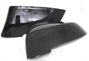 CARBON SIDE MIRROR COVERS for BMW 5 SERIES F10 LCI 2013 - 2017
Set includes:

Side Mirror Covers
Material: Carbon

NOTE: Professional installation is required.