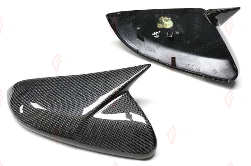 CARBON SIDE MIRROR COVERS for HONDA CIVIC 10TH GEN FC FK 2016 - 2021