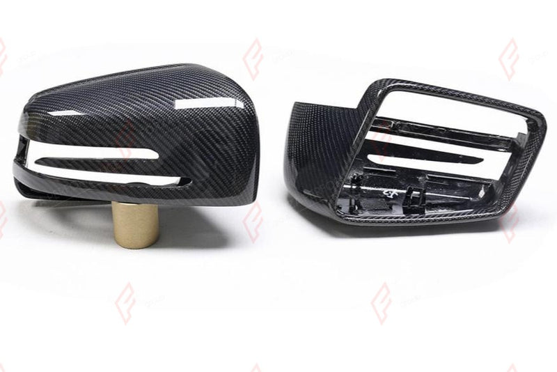 CARBON SIDE MIRROR COVERS for MERCEDES BENZ E CLASS W212 2010 - 2016