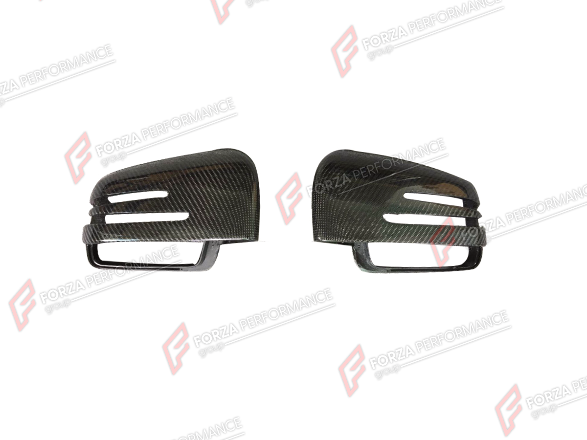 CARBON SIDE MIRROR COVERS for MERCEDES-BENZ G-CLASS W463 G63 2012 - 2018

Set includes:
Side Mirror Covers

Material: Carbon

NOTE: Professional installation is required.