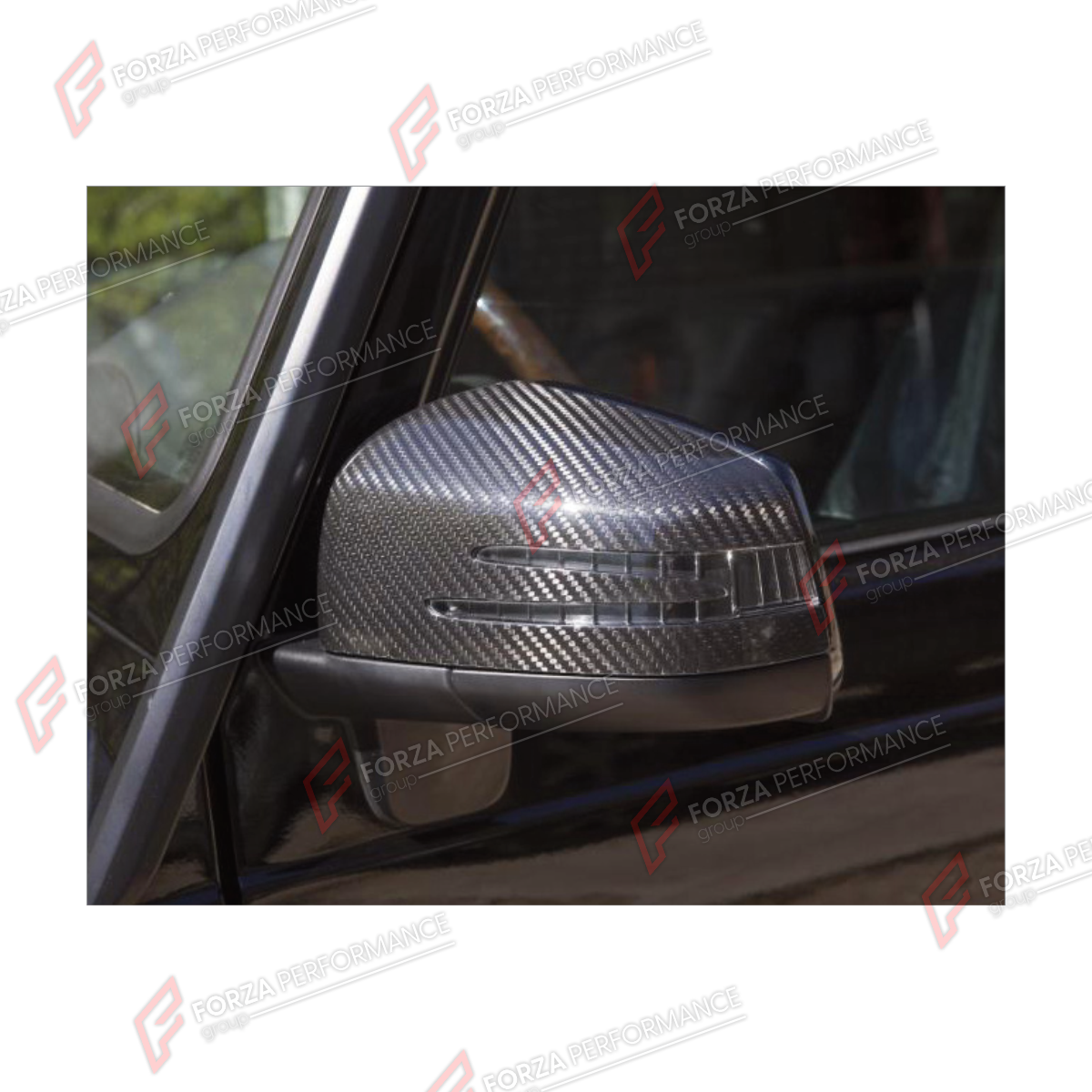 CARBON SIDE MIRROR COVERS for MERCEDES-BENZ G-CLASS W463 G63 2012 - 2018

Set includes:
Side Mirror Covers

Material: Carbon

NOTE: Professional installation is required.