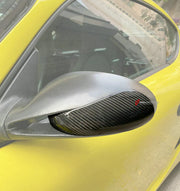 CARBON SIDE MIRROR COVERS for PORSCHE CAYMAN 987.1 987.2 2005 - 2013
Set includes:

Side Mirror Covers
Material: Carbon

NOTE: Professional installation is required.

Why “Contact Us for Pricing”?
We don’t display fixed prices because our goal is to offer you the most competitive deal possible. Product costs often decrease over time, and by requesting a quote, you’ll receive our most up-to-date price on market.

SECURED PAYMENT METHODS 
PayPal (+4.4% fee)
Visa / Mastercard / American Express (through PayPal