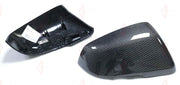 CARBON SIDE MIRROR COVERS for TOYOTA SUPRA A90 A91 2019+
Set includes:

Side Mirror Covers
Material: Carbon

NOTE: Professional installation is required.