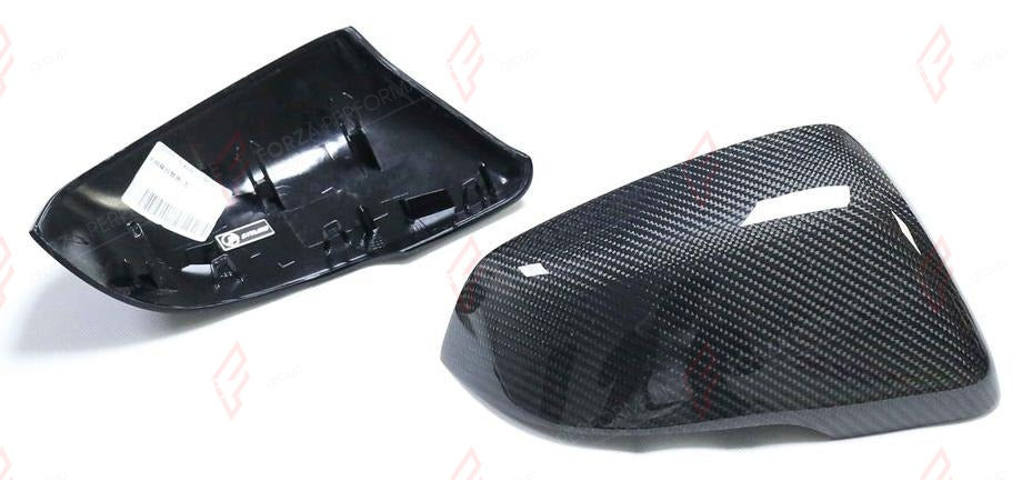 CARBON SIDE MIRROR COVERS for TOYOTA SUPRA A90 A91 2019+
Set includes:

Side Mirror Covers
Material: Carbon

NOTE: Professional installation is required.
