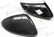 CARBON SIDE MIRROR COVERS for VOLKSWAGEN GOLF MK7 2012 - 2019
Set includes:

Side Mirror Covers
Material: Carbon

NOTE: Professional installation is required.