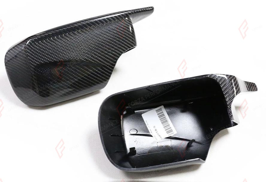 CARBON SIDE MIRROR COVERS M STYLE for BMW 3 SERIES E46 1998 - 2005
Set includes:

Side Mirror Covers
Material: Carbon

NOTE: Professional installation is required.