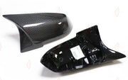 CARBON SIDE MIRROR COVERS M STYLE for BMW M2 M2C F87 2016 - 2020
Set includes:

Side Mirror Covers
Material: Carbon

NOTE: Professional installation is required.