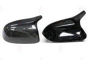 CARBON SIDE MIRROR COVERS M STYLE for BMW X3 G01 X4 G02 2018+
Set includes:

Side Mirror Covers
Material: Carbon

NOTE: Professional installation is required.