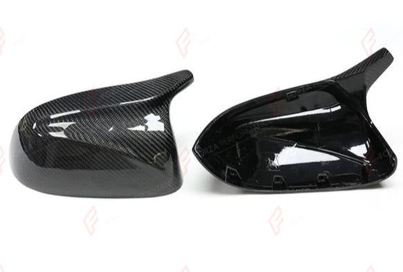 CARBON SIDE MIRROR COVERS M STYLE for BMW X6 G06 2020+
Set includes:

Side Mirror Covers
Material: Carbon

NOTE: Professional installation is required.