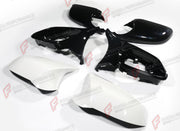 CARBON SIDE MIRROR COVERS M3 F80 STYLE 6 PCS SET for BMW 4 SERIES F32 F33 F36 2014 - 2020
Set includes:

Side Mirror Covers (6 pcs/set)
Material: Carbon

NOTE: Specify with or without 360 camera when ordering. Professional installation is required.