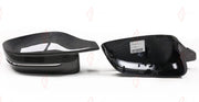 CARBON SIDE MIRROR COVERS M3 G80 STYLE for BMW 5 SERIES G30 2017 - 2023
Set includes:

Side Mirror Covers
Material: Carbon

NOTE: Available for LHD and RHD cars - specify your drive side. For LHD (left-hand drive) cars only. Professional installation is required.