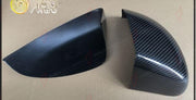 CARBON SIDE MIRROR COVERS STICK ON for AUDI A1 8X 2010 - 2014
Set includes:

Side Mirror Covers
Material: Carbon

NOTE: Fits A1 2010 - 2014. Add-on type - installs over the original part. Professional installation is required.