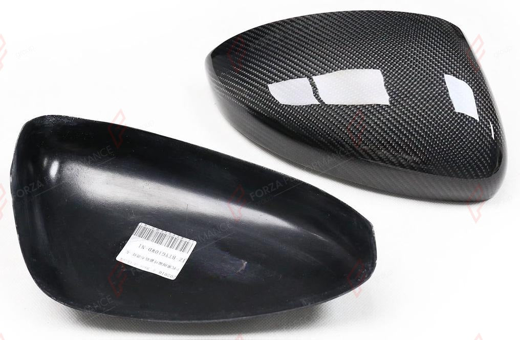 CARBON SIDE MIRROR COVERS STICK ON for HONDA ACCORD 10TH GEN 2018 - 2022
Set includes:

Side Mirror Covers
Material: Carbon

NOTE: Add-on type - installs over the original part. Professional installation is required.