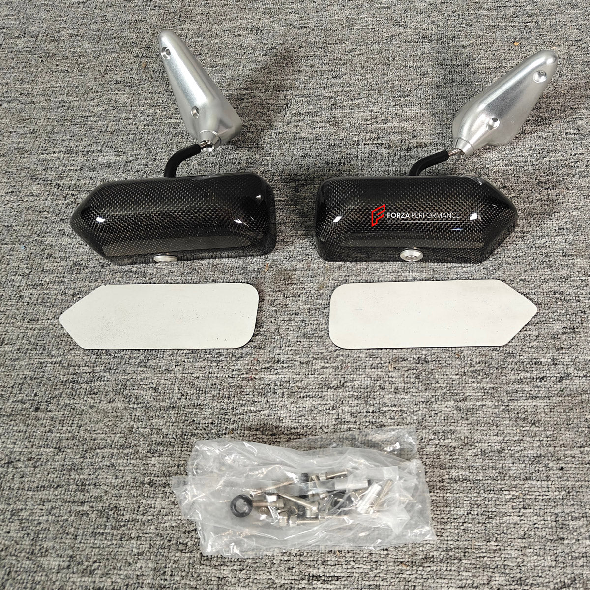 Carbon Side Mirror for Lotus Elise S2 Exige S2
Set includes:

Side Mirror
Material: Carbon

NOTE: Professional installation is required.