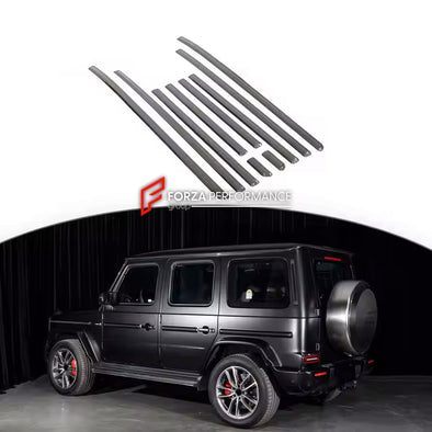 CARBON SIDE MOLDING TRIMS for MERCEDES BENZ AMG G63 W465 G350 G500 G550 AMG G63 2024+

Set includes:

Side Molding Trims

Material: Dry carbon

NOTE: Professional installation is required