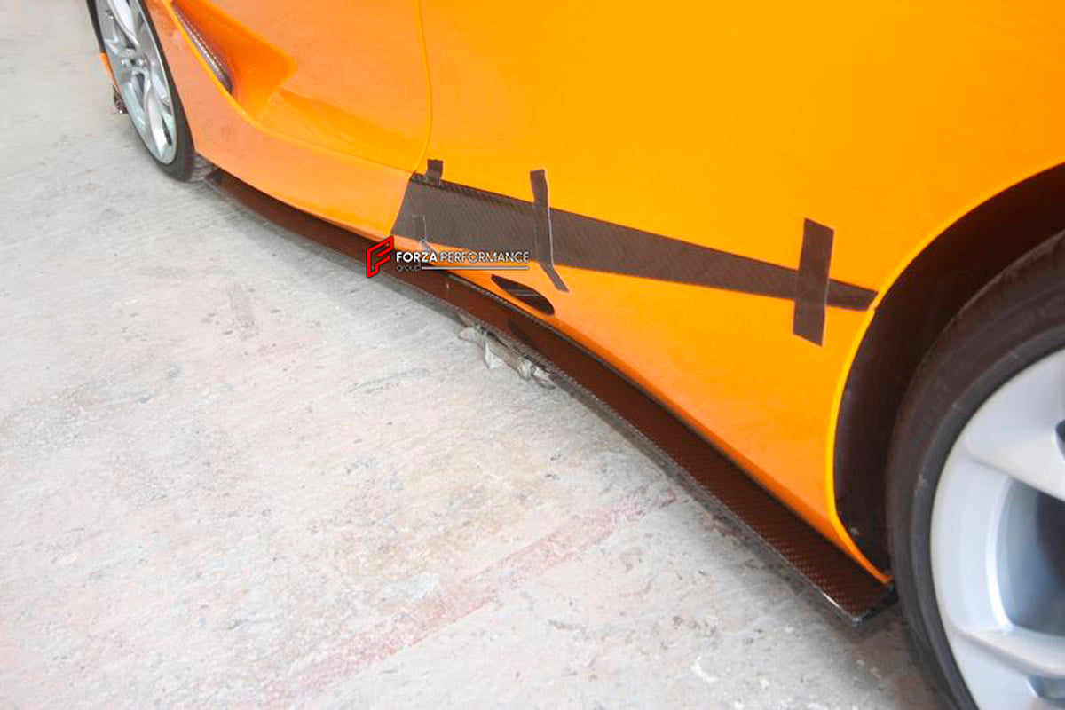 Carbon Side Skirt for McLaren 720S Coupe WTS004D
Set includes:

Side Skirts
Material: Carbon

NOTE: Professional installation is required.
