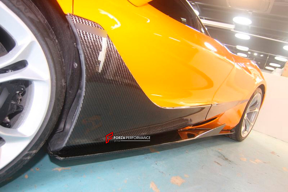 Carbon Side Skirt for McLaren 720S Coupe
Set includes:

Side Skirts
Material: Carbon

NOTE: Professional installation is required.