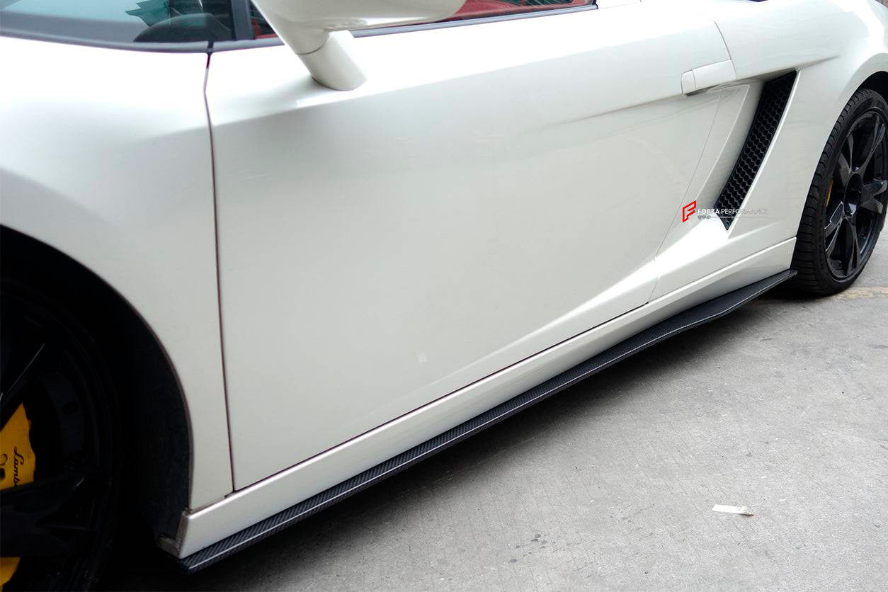 CARBON SIDE SKIRTS for LAMBORGHINI GALLARDO LP560 2003 - 2014 upgrade to LP570

Set Include:

Side Skirts

Material: Carbon


Note: Professional installation is required.

Why “Contact Us for Pricing”?

We don’t display fixed prices because our goal is to offer you the most competitive deal possible. Product costs often decrease over time, and by requesting a quote, you’ll receive our most up-to-date price on market.

SECURED PAYMENT METHODS&nbsp;
PayPal (+4.4% fee)
Visa / Mastercard / American Express (thr