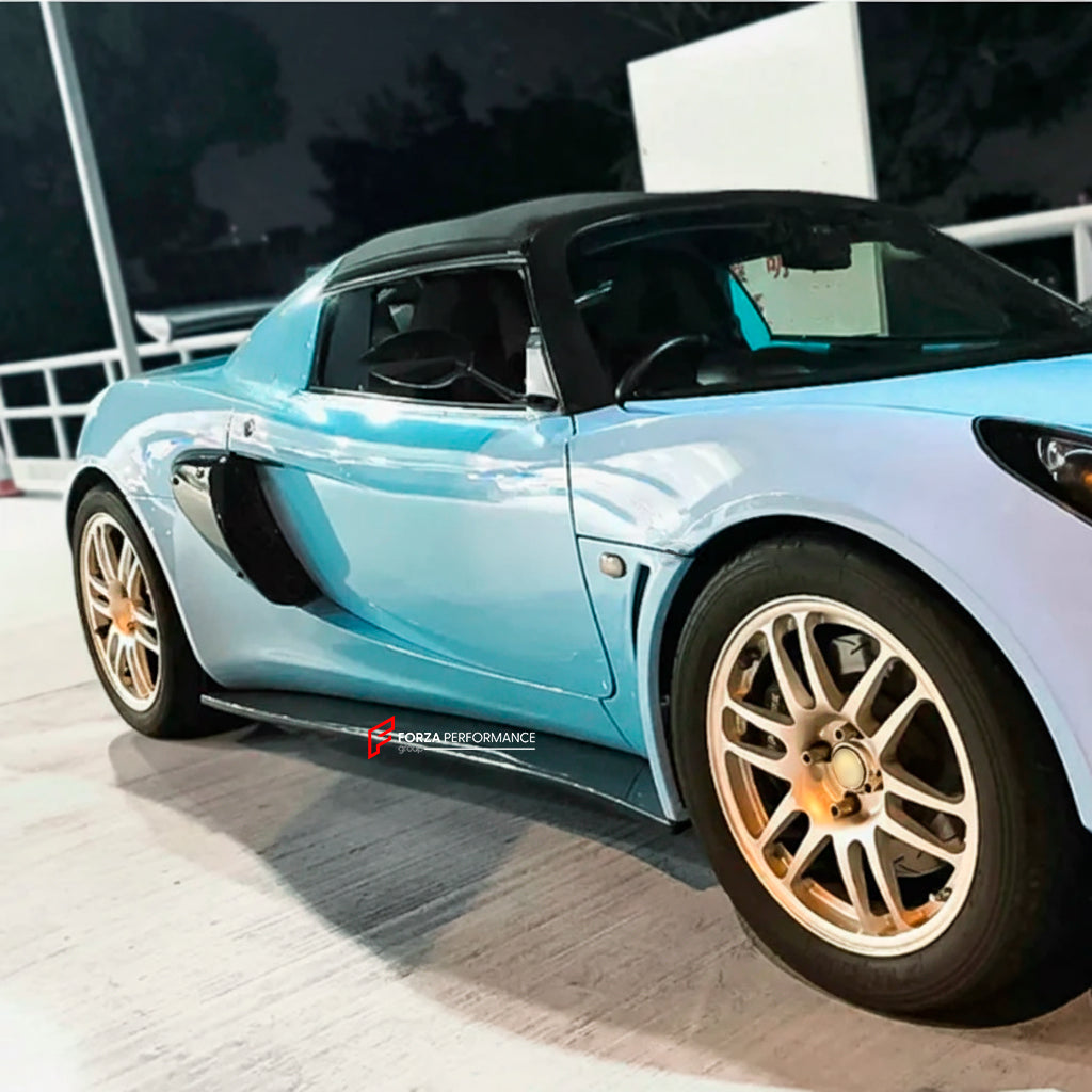 CARBON SIDE SKIRTS for LOTUS EXIGE 2003 - 2018

Set Include:

Side Skirts

Material: Carbon


Note: Professional installation is required.

Why “Contact Us for Pricing”?

We don’t display fixed prices because our goal is to offer you the most competitive deal possible. Product costs often decrease over time, and by requesting a quote, you’ll receive our most up-to-date price on market.

SECURED PAYMENT METHODS&nbsp;
PayPal (+4.4% fee)
Visa / Mastercard / American Express (through PayPal)

Bank Wire transfer