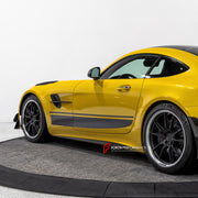 CARBON Side Skirts for Mercedes Benz AMG GTR GTC GTS Coupe 2018+
Set includes:

Side Skirts
Material: Carbon

NOTE: Professional installation is required.
