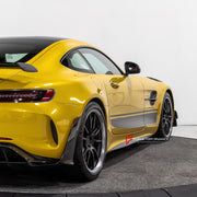 CARBON Side Skirts for Mercedes Benz AMG GTR GTC GTS Coupe 2018+
Set includes:

Side Skirts
Material: Carbon

NOTE: Professional installation is required.