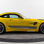 CARBON Side Skirts for Mercedes Benz AMG GTR GTC GTS Coupe 2018+
Set includes:

Side Skirts
Material: Carbon

NOTE: Professional installation is required.