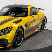 CARBON Side Skirts for Mercedes Benz AMG GTR GTC GTS Coupe 2018+
Set includes:

Side Skirts
Material: Carbon

NOTE: Professional installation is required.