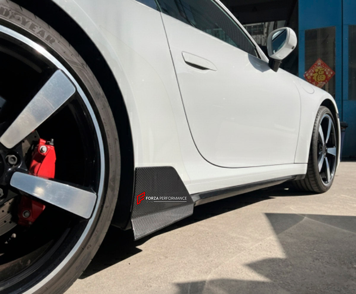CARBON Side Skirts for Porsche 911 992.1 Turbo S 2019 - 2025
Set includes:

Side Skirts
Material: Carbon

NOTE: Professional installation is required.