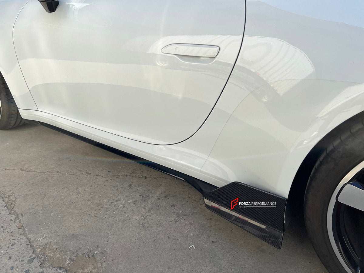 CARBON Side Skirts for Porsche 911 992.1 Turbo S 2019 - 2025
Set includes:

Side Skirts
Material: Carbon

NOTE: Professional installation is required.