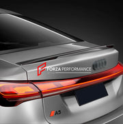 Carbon Spoiler for AUDI A5 S5 B10 2024+
Set includes:

Spoiler
Material: Carbon

NOTE: Professional installation is required.