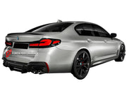 Carbon Spoiler for BMW 5 SERIES G30 LCI 530i 530e 540i M550i xDrive 2018 - 2023
Set includes:

Spoiler
Material: Carbon

NOTE: Professional installation is required.