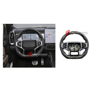 CARBON STEERING WHEEL for JETOUR T2 TRAVELLER 2024+

Set includes:
Steering Wheel

Material: Carbon

NOTE: Professional installation is required.