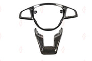 CARBON STEERING WHEEL TRIM 3 PCS for MERCEDES BENZ CLA W117 2013 - 2019
Set includes:

Steering Wheel Trim (3 pcs/set)
Material: Carbon

NOTE: Professional installation is required.